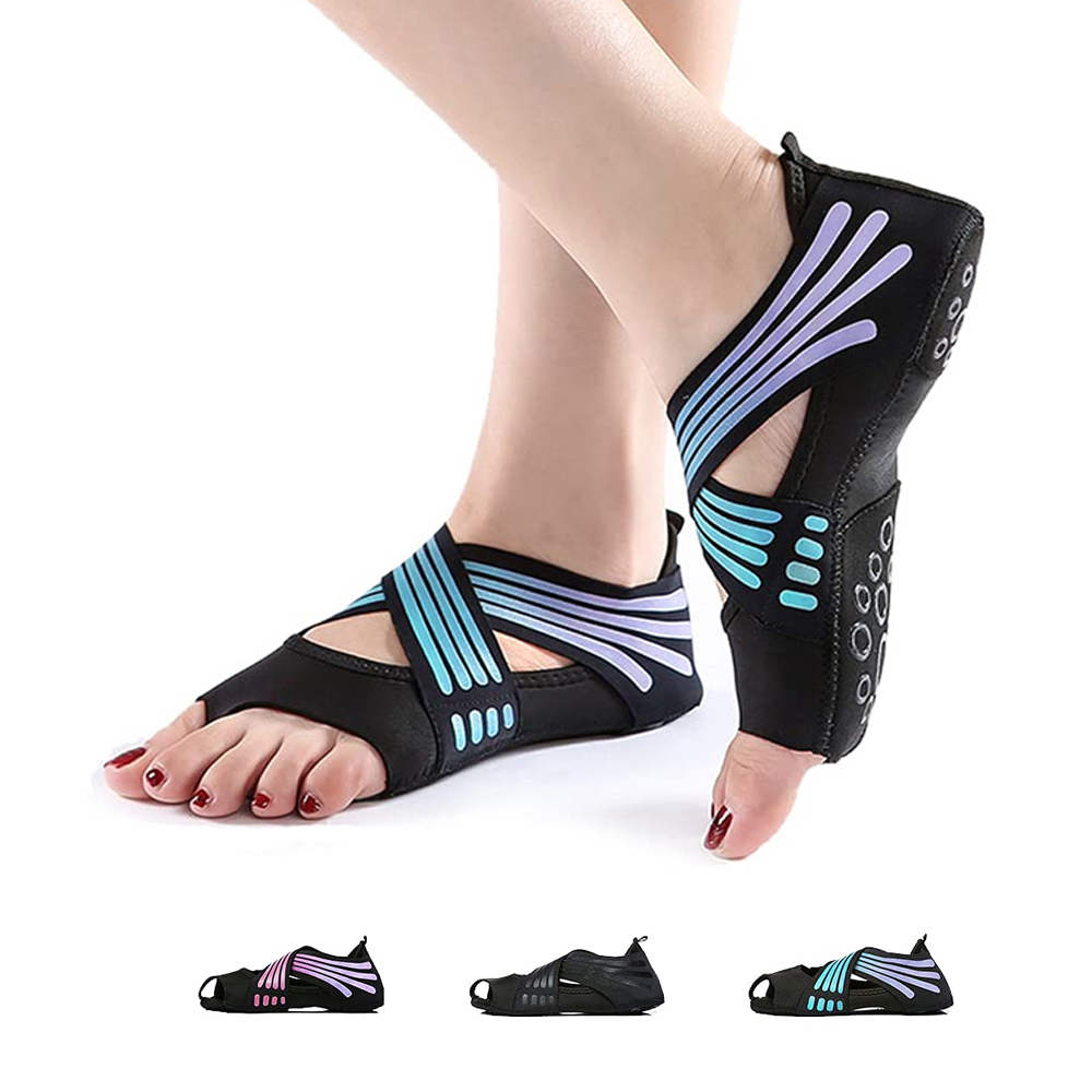 Pilates Yoga Combo - 1 Paar rutschfeste Yoga-Socken mit Grip,