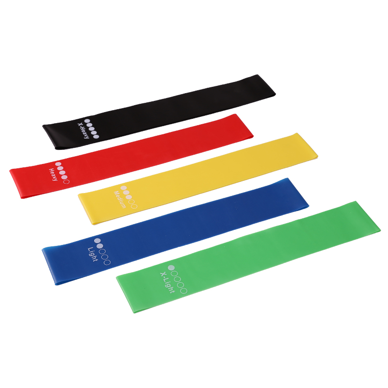 Pilates Yoga Resistance Ring - 5Pcs Fitness Elastische Band Widerstand Band