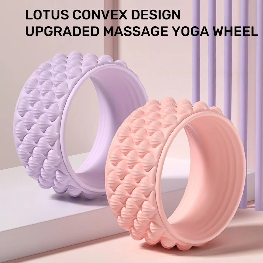 Pilates Yoga Resistance Ring - Hochwertiges Silikon-Yoga-Rad mit Doppelschicht, Verdickt, für