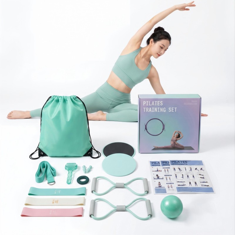 Pilates Yoga Resistance Ring - Pilates-Ring-Set, Widerstandstrainingsring, Muskeltonisierender Magischer Ring für