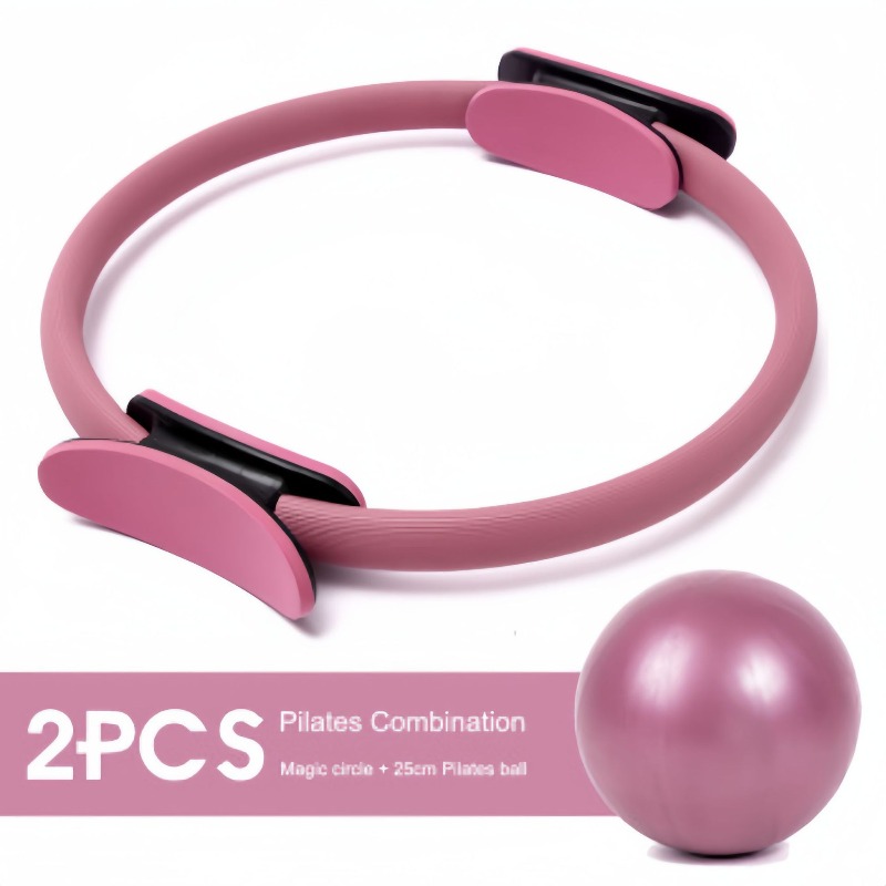 Pilates Yoga Resistance Ring - 25cm Yoga Pilates Ring Set mit