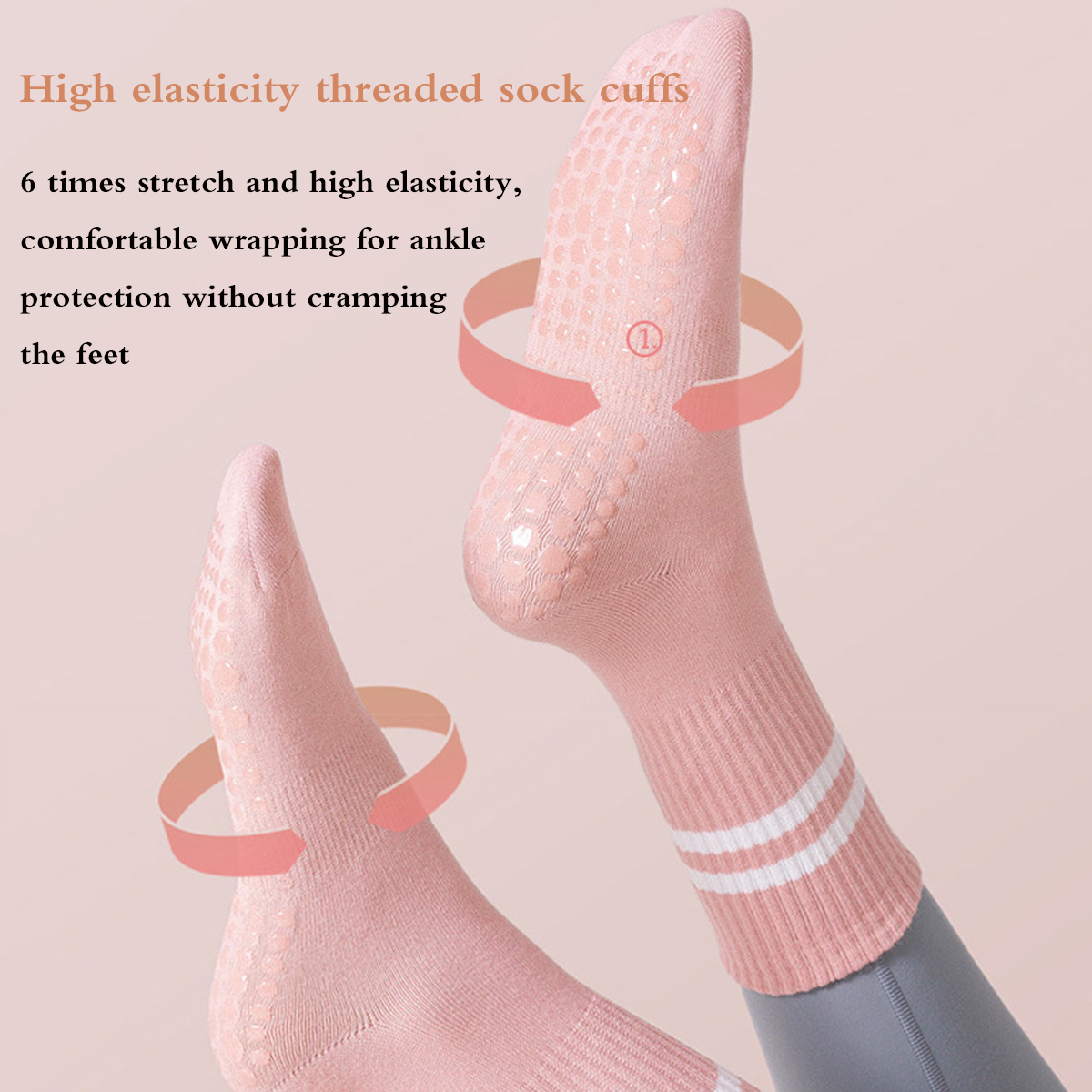 Pilates-Socken mit Griffen für – Pilates Yoga And Barre Bewertung und Preis