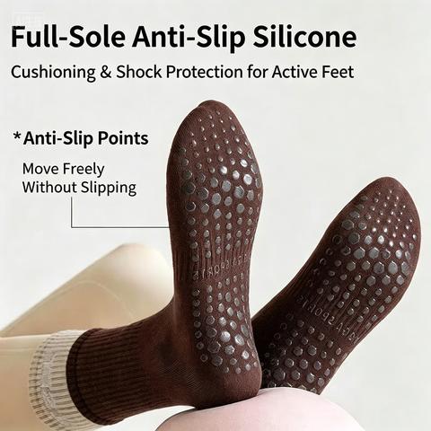 Unisex-Grip-Socken aus Polyest – Pilates Yoga And Barre Bewertung und Preis