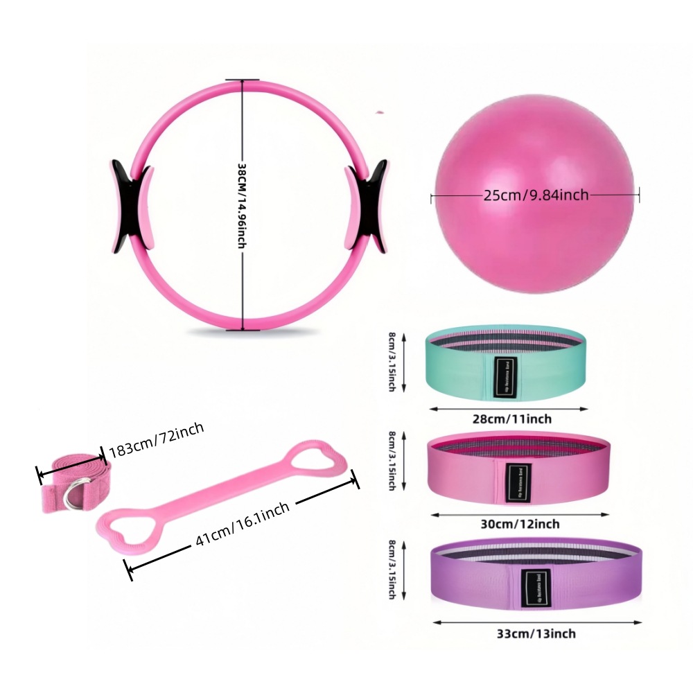 8-teiliges Pilates Ring Ring S – Pilates Yoga Resistance Ring Bewertung und Preis