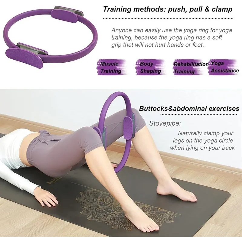 1 Stück rutschfester Yoga-Pila – Pilates Yoga Resistance Ring Bewertung und Preis