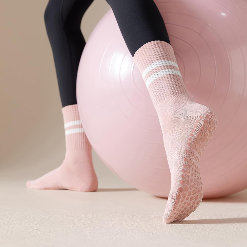 Yoga-Pilates-Socken mit Griffe – Pilates Yoga And Barre Bewertung und Preis
