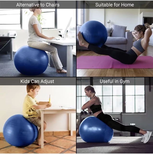 Yoga-Ball, 75 cm, explosionsge – Pilates Toning Ball Bewertung und Preis