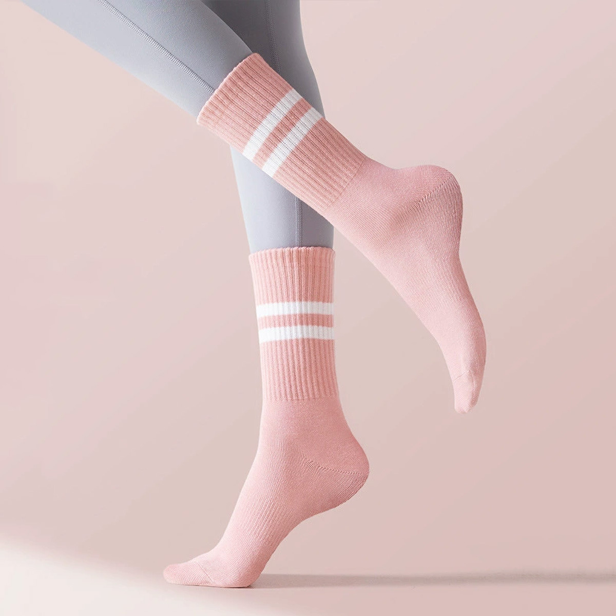 3 Paar lange Yoga-Socken mit G – Pilates Yoga And Barre Bewertung und Preis