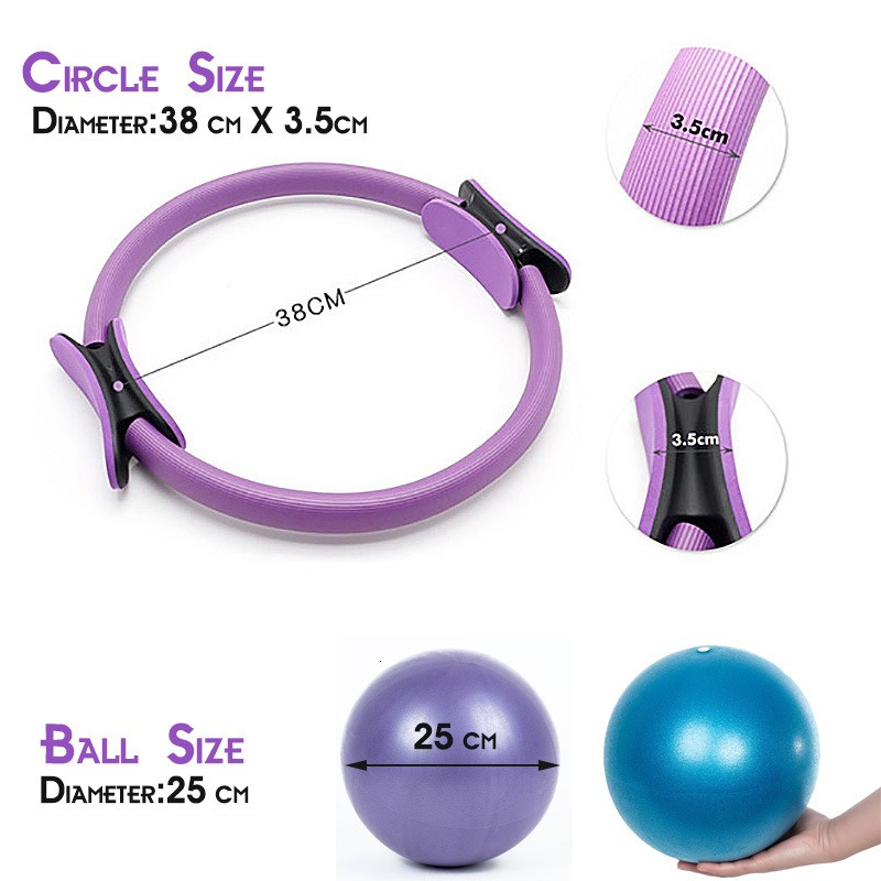 25cm Yoga Pilates Ring Set mit – Pilates Yoga Resistance Ring Bewertung und Preis